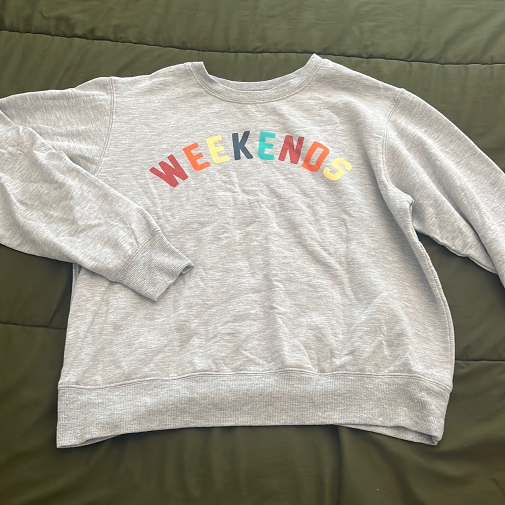 Target women's sweatshirt gray